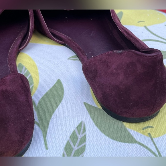 VINCE Cyder Half D'orsay Cutout Flats Sz 6.5 - Picture 5 of 10